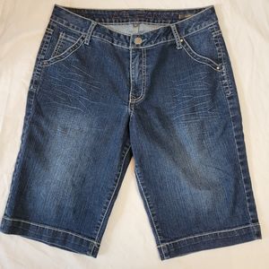 Jag Jean Long Shorts Bermuda Shorts size 12 Womens